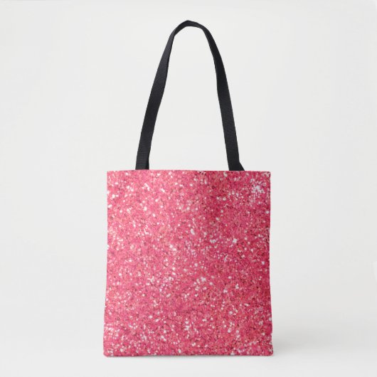 Tote Bag Pink fun pétillant parties scintillant motif, cade (Devant)