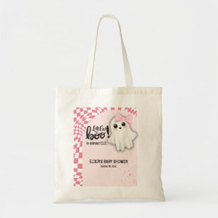 Tote Bag Pink Ghost Little Boo est presque dû Baby shower