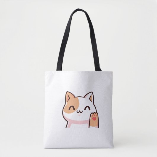 Tote Bag Pink Gold Chat bébé (Devant)