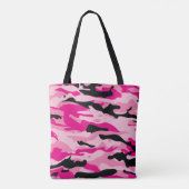 Tote Bag Pink Jane Military Camouflage Fête (Dos)
