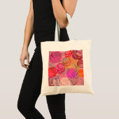 Tote Bag Pink plants (Devant (produit))