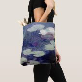 Tote Bag Pink Water-Lilies : 1897-99 par Monet (De près)