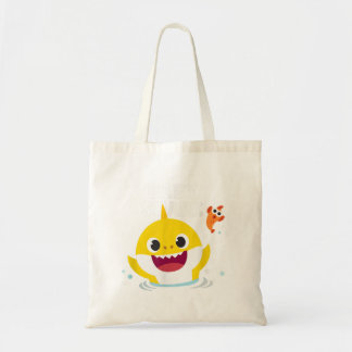 Tote Bag Pinkfong Baby Shark avec texte
