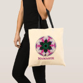Tote Bag Pinkie Namaste Kaleidoscope (Devant (produit))