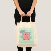 Tote Bag Pinky l'éléphant (Devant (produit))