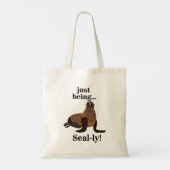 Tote Bag Pinnipèdes Phoque Drôle (Dos)
