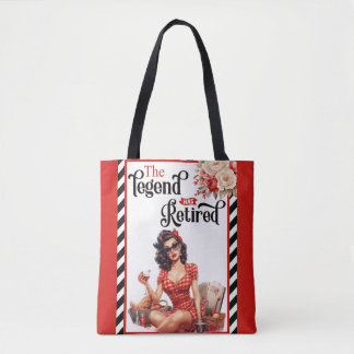 Tote Bag Pinup légende à la retraite