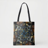 Tote Bag Pinwheel Art Abstrait (Devant)