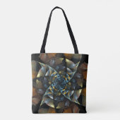 Tote Bag Pinwheel Art Abstrait (Dos)