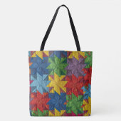 Tote Bag Pinwheel Patchwork Quilt Pattern (Devant)