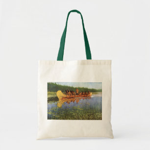 Tote Bag Pionniers Vintage, Grands Explorateurs par Remingt