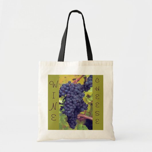 Tote Bag Pique-nique de vin et de fromage (Devant)