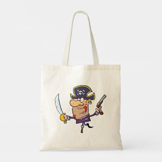 Tote Bag Pirate de dessin (Dos)