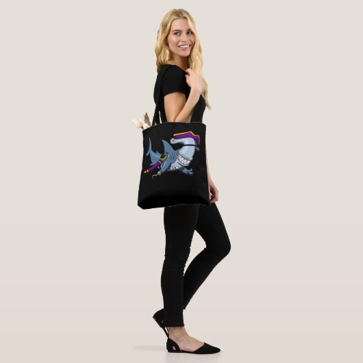 Tote Bag Pirate de requin-marteau Océan (Sur le modèle)