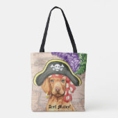 Tote Bag Pirate de Vizsla (Dos)