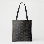 Tote Bag Pirate d'or noir Motif (Devant)