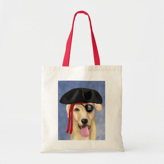 Tote Bag Pirate du Labrador jaune (Devant)