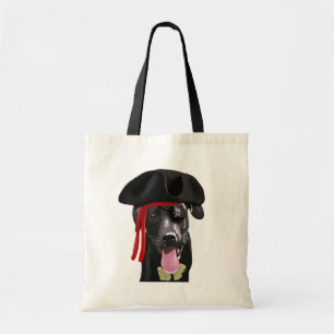 Tote Bag Pirate noir de Labrador