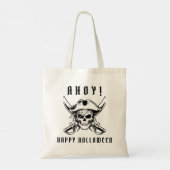 Tote Bag Pirate Skull Trick Or Treat Happy Halloween (Dos)