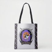Tote Bag Pirate squelette chat et plaid (Devant)
