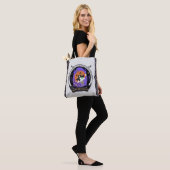 Tote Bag Pirate squelette chat et plaid (Sur le modèle)