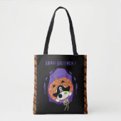 Tote Bag Pirate squelette chat et plaid (Devant)