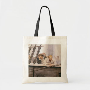 Tote Bag Pirates Vintage Brig Covenant dans le brouillard p