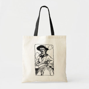 Tote Bag Pirates Vintage Croquis d'un capitaine par Howard