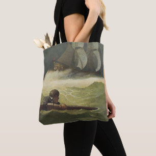 Tote Bag Pirates Vintage, Naufrage du Covenant par NC Wyeth