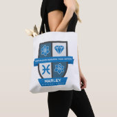 Tote Bag Pisces Birthday Crest™ for March 1-20 (De près)