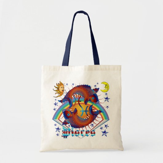 Tote Bag Pisces-Zodiac-V-1 (Devant)