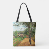 Tote Bag Pissarro - Orchards de Louveciennes, art (Dos)