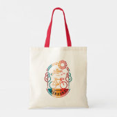 Tote Bag Piste cyclable Retro Vermont (Dos)