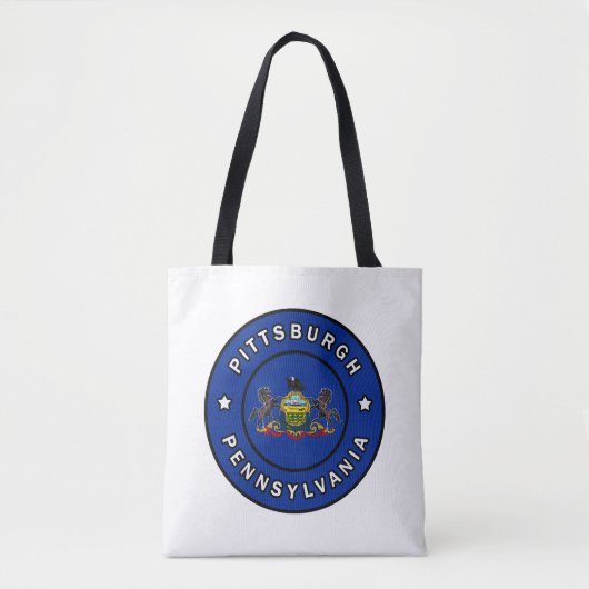 Tote Bag Pittsburgh Pennsylvanie (Devant)