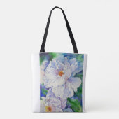 Tote Bag Pivoine blanche (Dos)