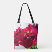 Tote Bag Pivoine rouge (Dos)