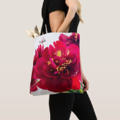 Tote Bag Pivoine rouge (De près)