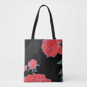 Tote Bag Pivoines rouges (Devant)