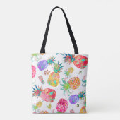 Tote Bag PixDezines Aloha Ananas Aquarelle (Dos)