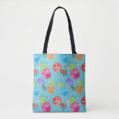 Tote Bag PixDezines Aloha Pineapples Aquarelle/do-it-yourse (Devant)