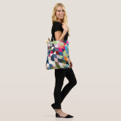 Tote Bag PixDezines Boho géométrique / Triangles Motif (Sur le modèle)