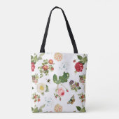 Tote Bag PixDezines Botanical Print/Redoute Collage (Dos)
