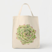 Tote Bag PixDezines Desert Rose, Verdure Succulente (Devant)