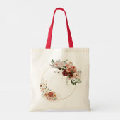 Tote Bag PixDezines H2 Fleurs de Jardin Rustique Automne Bi (Dos)
