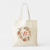 Tote Bag PixDezines H2 Jardin de fleurs d'automne Mariage (Dos)
