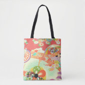 Tote Bag PixDezines Kimono Vintage Imprimer/PixDezines/Saku (Devant)