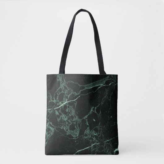 Tote Bag PixDezines MARBRE VERT FONCÉ (Devant)