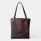 Tote Bag PixDezines MASALA MARBRE ROUGE (Dos)