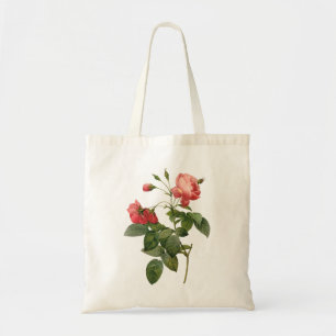Tote Bag PixDezines Roses rouges/Redoute Illustration/
