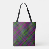 Tote Bag PixDezines Royal Oakney Clan Tartan rose+violet (Dos)